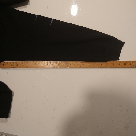 Prince purple rain hoodie XL blk Gildan measurement good condition - Picture 8 of 10